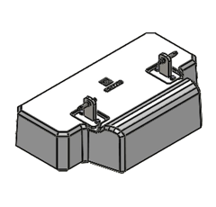 Heckgewicht TW-S Rear II, 550 kg GrauKat. 1 