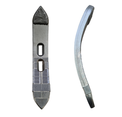 Soc de cultivateur réversible carbure, plaquettes arrière et latérale plus rechargement TOUTES MARQUES adaptable