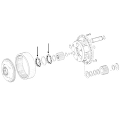 Bague pour tracteur CASE IH 04322718 adaptable