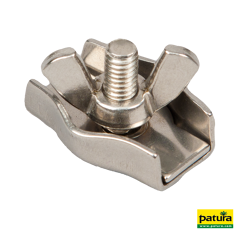 Raccord fixation pour cordes 6 mm inox - PATURA