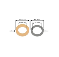 Jeu de joints pour tracteur JOHN DEERE DE14427 adaptable