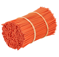 Rebenbindedraht gummiert 12 cm - orange