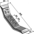 Soc 445 x 18 mm pour cultivateur adaptable