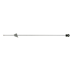 Piquet de clôture en 105 cm avec isolateur en acier