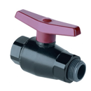 Vanne manuelle 16 bars 2 voies femelle/mâle adaptable