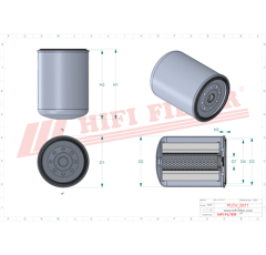 Filtre à gasoil adaptable HIFI FILTER SN70377
