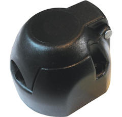 Socle 7 plots femelles en plastique adaptable