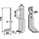 Fräsmesser - links SOL03L Solo by Muzzi