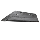 Soc carbure Gauche à pointe boulonnée 16" pour charrue RABEWERK 27013302 adaptable