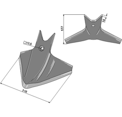 Gänsefußschar "Topmix" KÖCKERLING 506003