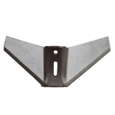 Aileron de déchaumeur avec plaquettes carbure KUHN HUARD 622210 adaptable