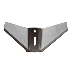 Aileron de déchaumeur avec plaquettes carbure KUHN HUARD 622210 adaptable