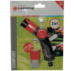 Pistolet duo confort avec raccord aquastop - GARDENA