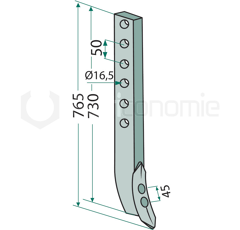 Dent pour semoir VÄDERSTAD 428578 adaptable