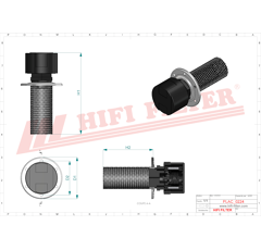 Filtre d'aération adaptable HIFI FILTER TCO732