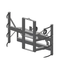 Griffe balles hydraulique 8 dents  QUICKE 3