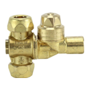 Porte buse anti-goutte laiton 1/4'' F - 2 sorties