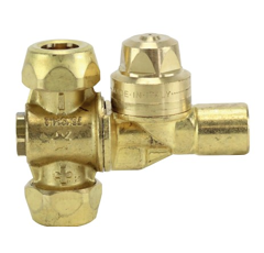Porte buse anti-goutte laiton 1/4'' F - 2 sorties