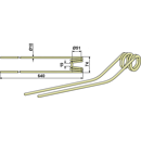 Dent de fenaison pour andaineur KRONE 00 268 405 0 adaptable - BlackSteel©