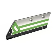 Soc de rasette Gauche carbure et rechargement pour charrue LEMKEN 3363721 adaptable