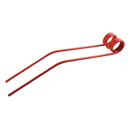 Diente 523 mm para rastrillo hilerador CLAAS 953629.0 adaptable- BlackSteel©