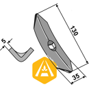 Soc 130 mm adaptable - Blacksteel©