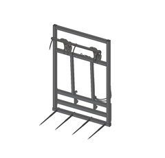 Pic bottes frontal 2000 mmpour type d'attelage FAUCHEUX G adaptable