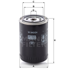 MANN  Ölfilter W94024