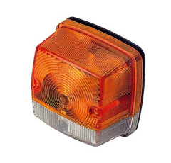 Feu avant tracteur HELLA 84 x 84 x 51 mm