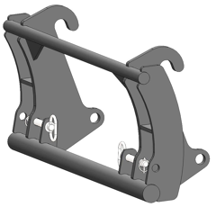 Interface pour chargeur frontaux FAUCHEUX B/EURO adaptable