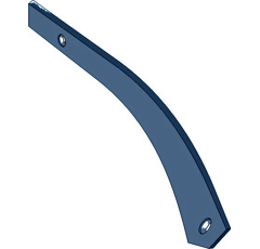 Streichblech-Streifen A - rechts 3444044M Lemken by Muzzi Industrie