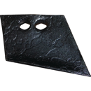 Soc de rasette droit pour charrue KUHN 632002 adaptable