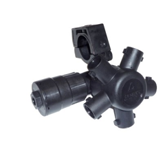 Porte buses Pentajet Anti-goutte à air Gauche Viton ∅22 perçage 10 mm | ARAG