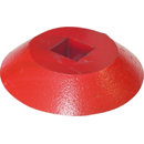 Disque terminal - intérieur pour arbre carré 30x30 mm adaptable - Blacksteel©