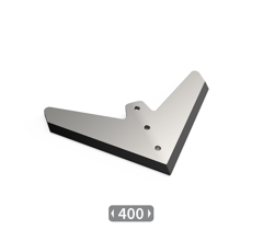 Aileron de déchaumeur avec plaquettes carbure ACTISOL 19300031 adaptable