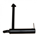 Tube d'échappement coudé MASSEY-FERGUSON 969353M1 adaptable