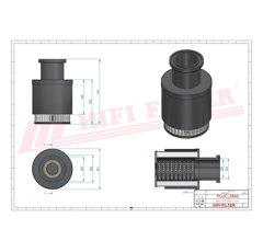 Filtre hydraulique adaptable HIFI FILTER SH52426