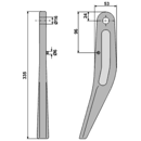 Kreiseleggenzinken - rechts / links= RH 72 RH72MORRA RH  Morra