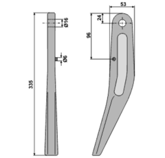 Kreiseleggenzinken - rechts / links= RH 72 RH72MORRA RH  Morra