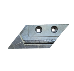 Soc de rasette Gauche carbure et rechargement pour charrue KUHN HUARD 631101 adaptable