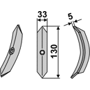Kultivatorschar 1100701 