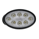 Phare de travail Ovale 8 LED 10-30V  4400 lumens