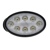 Phare de travail Ovale 8 LED 10-30V  4400 lumens