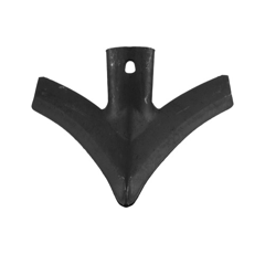 Soc à ailettes 305 x 8 mm pour déchaumeur adaptable - Blacksteel©