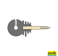 Isolateur annulaire compact avec filetage à bois - PATURA