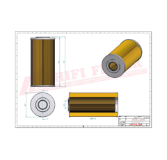 Filtre hydraulique adaptable HIFI FILTER SH62072