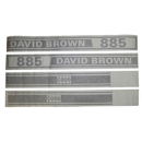 Kit d'autocollants pour tracteur DAVID BROWN K947732 adaptable
