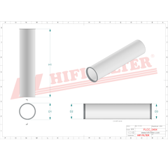 Filtre d'aération adaptable HIFI FILTER MO7023
