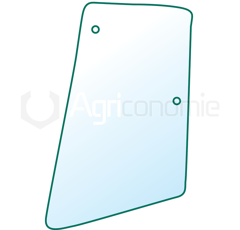 Vitre latérale gauche de machine agricole JOHN DEERE L78537 adaptable