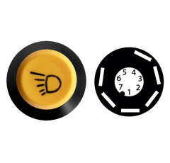 Bouton poussoir pour tracteur SAME 2.7659.109.0 adaptable